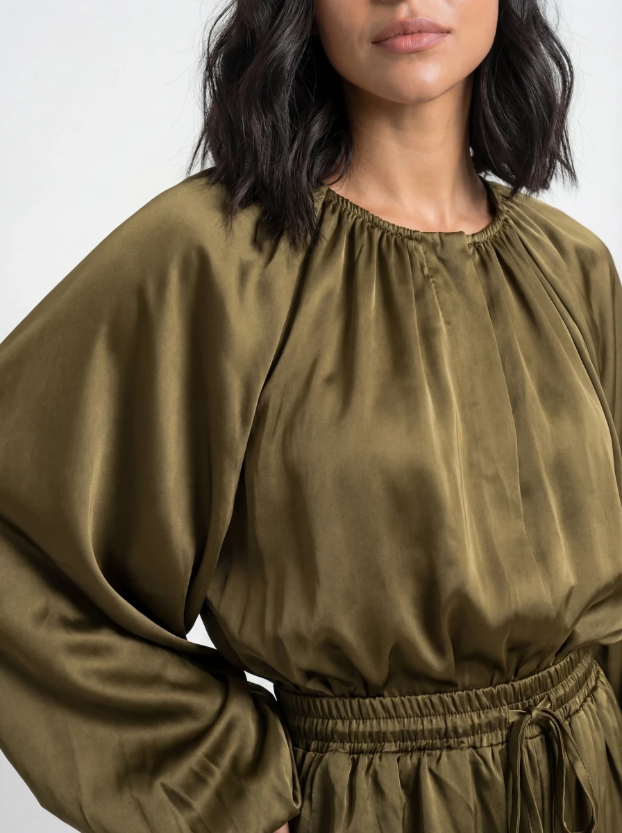 طقم زيتي أنيق