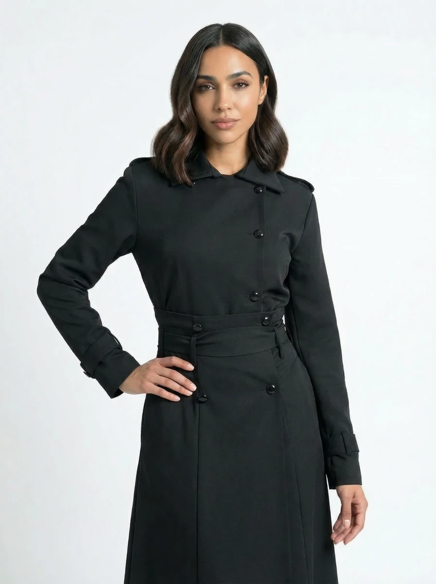 طقم تنورة كلاسيك اسود