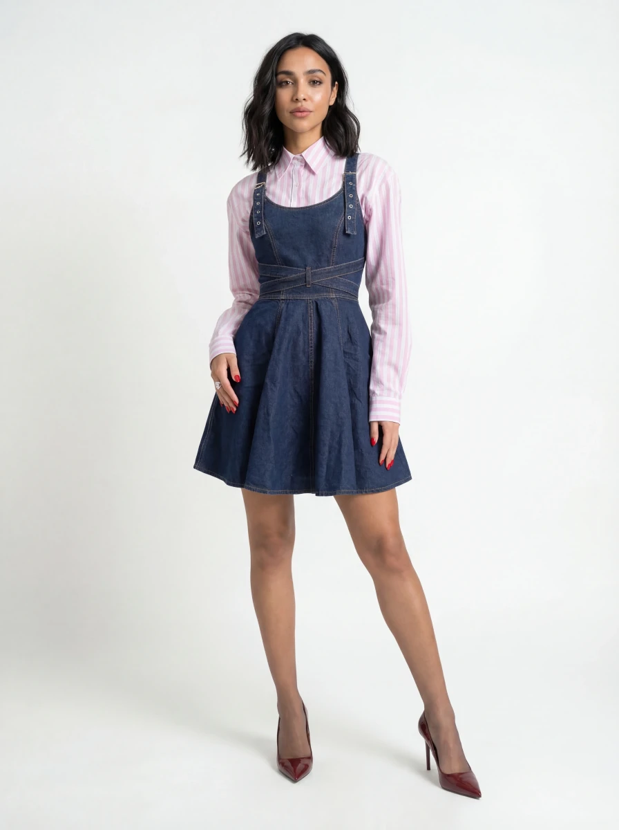 فستان جينز قصير