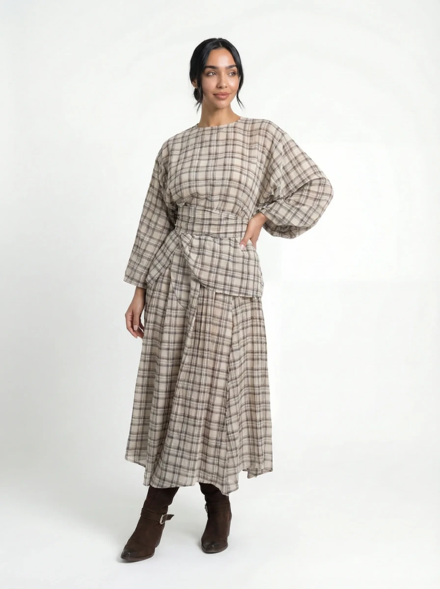 طقم كاروهات ميدي ناعم