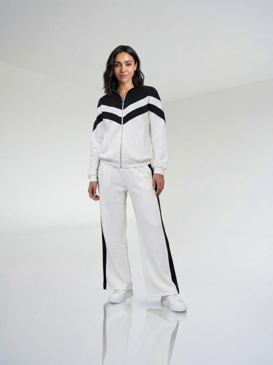 طقم أبيض كلاسيك