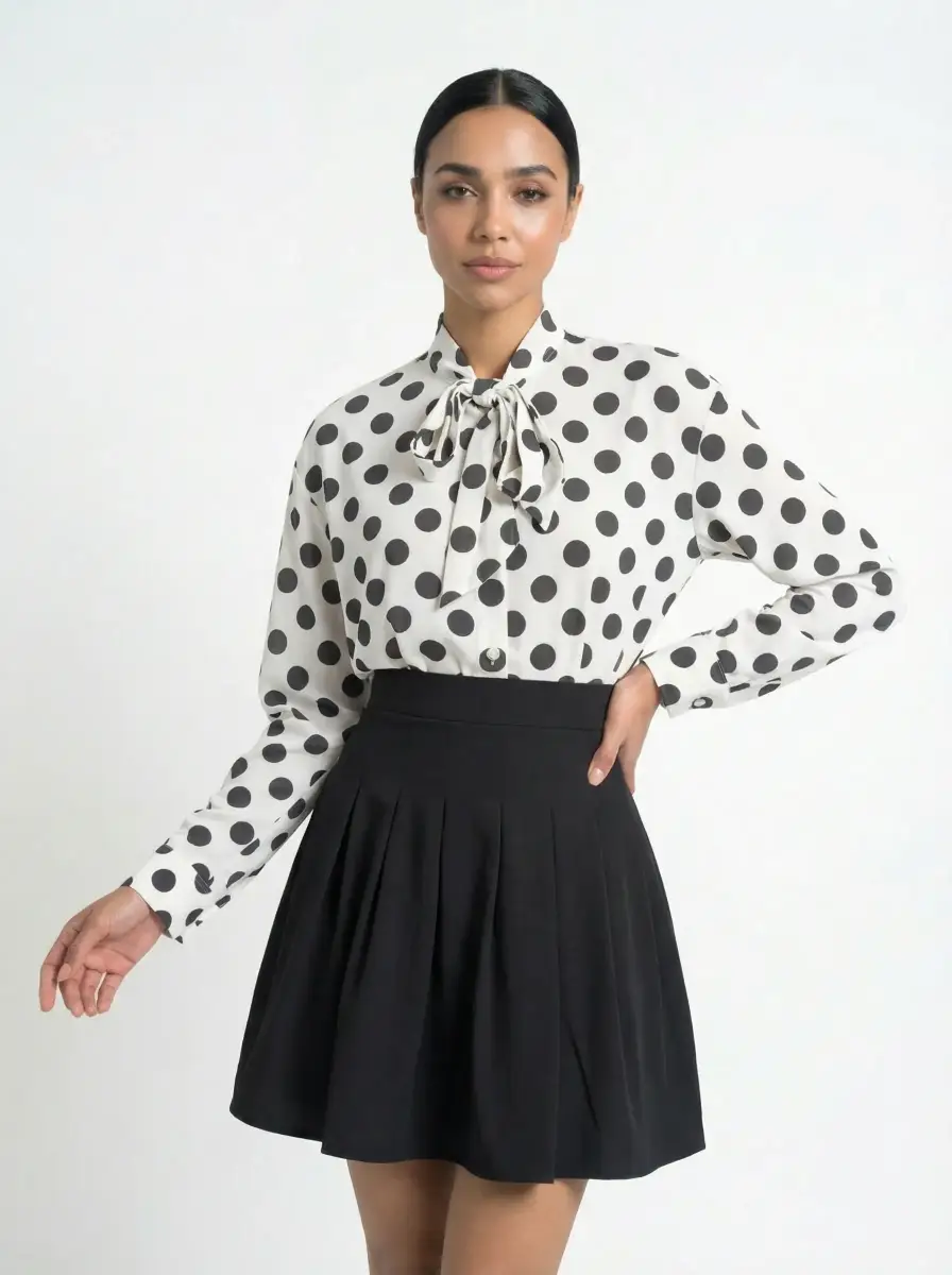 قميص وايت بولكا