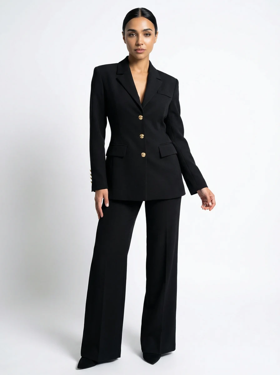 طقم كلاسيك أسود