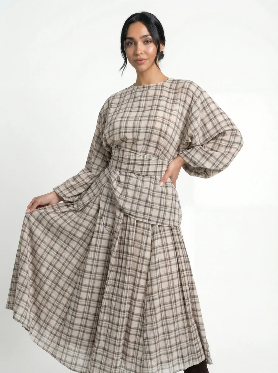 طقم كاروهات ميدي ناعم