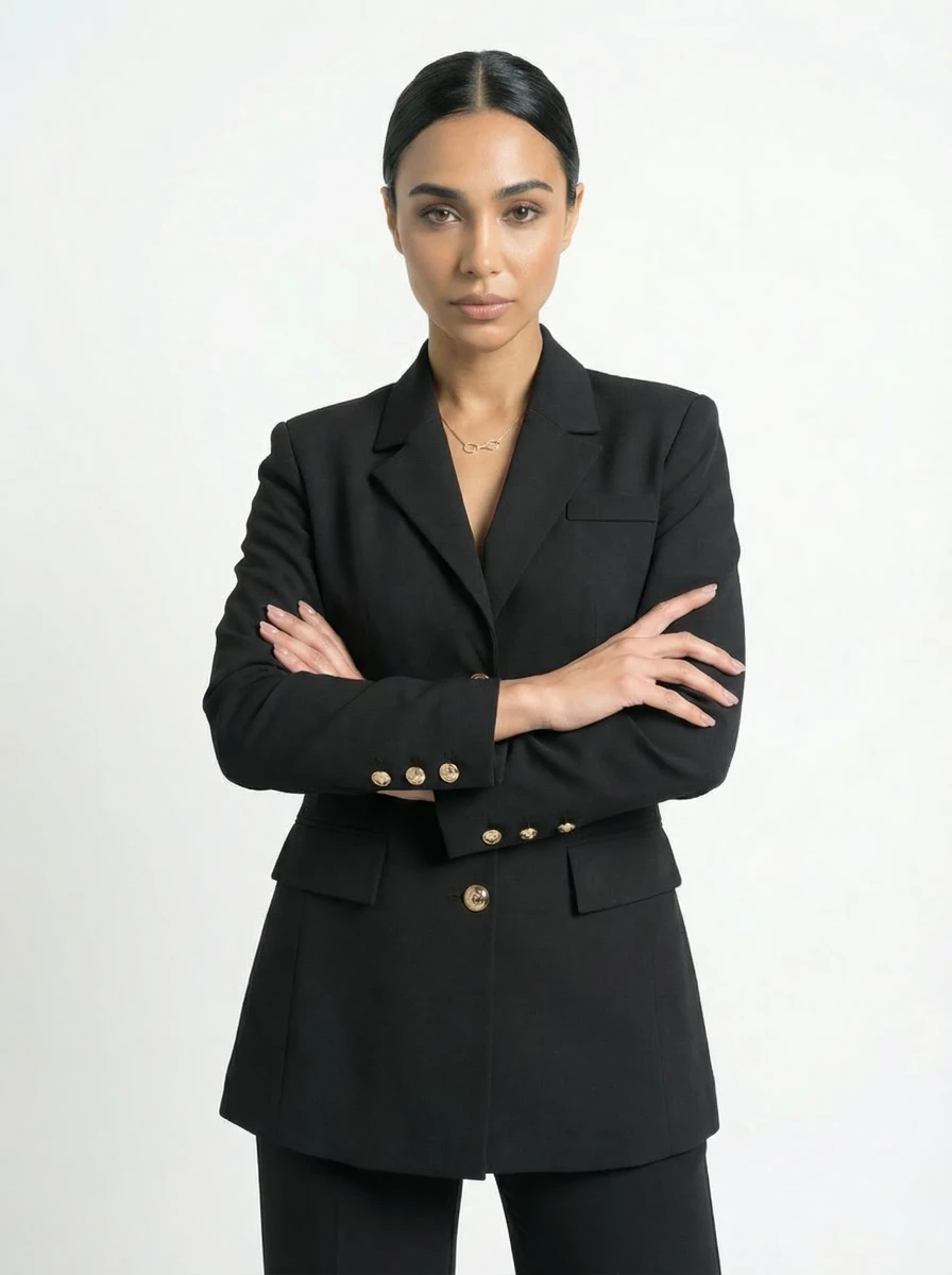 طقم كلاسيك أسود