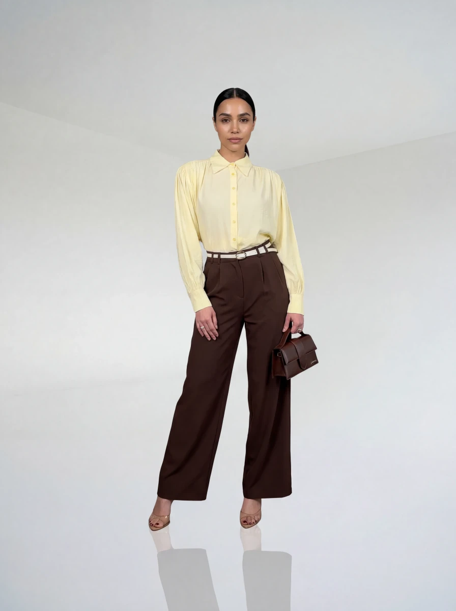 بنطال براون إيليجانت